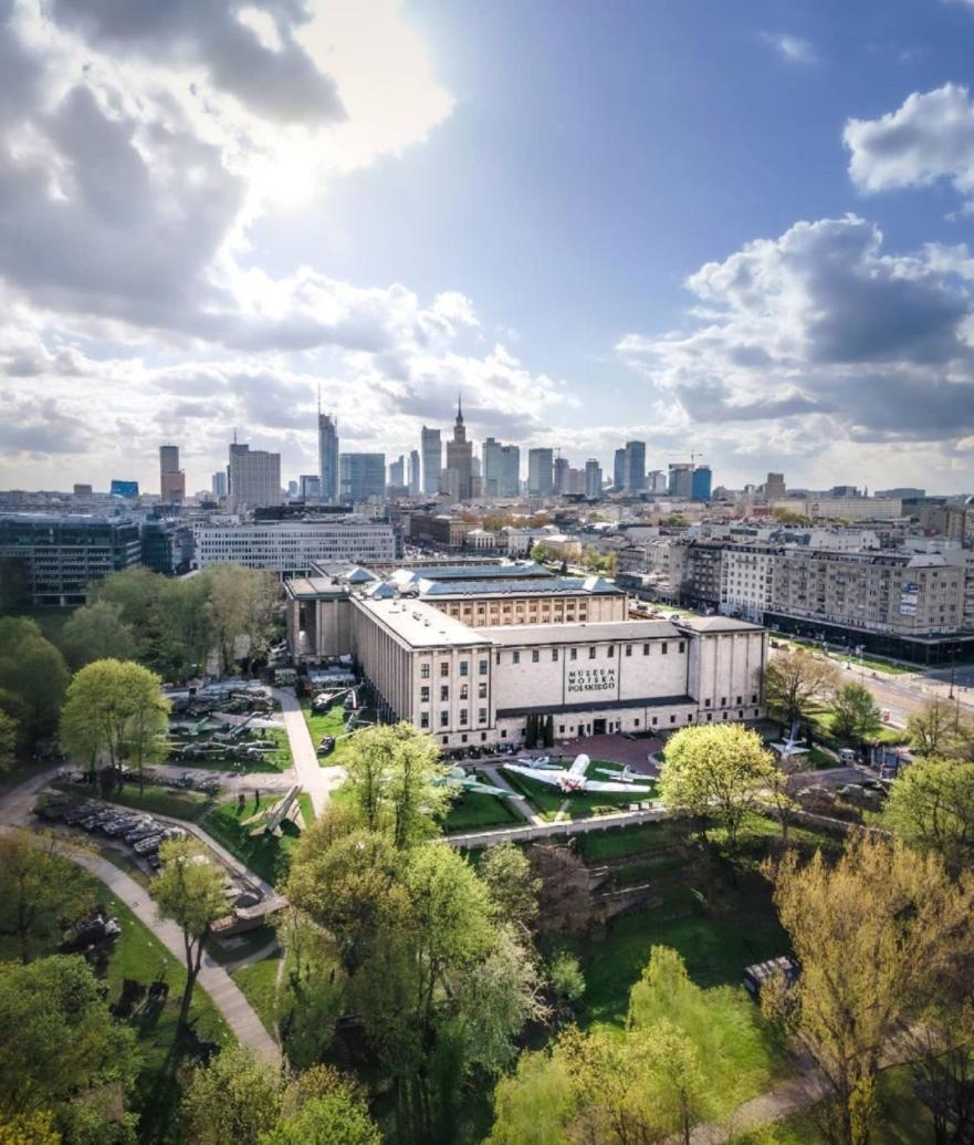 Super Apartment Yellow 2X Metro Fast Wifi 1 Gbs Netflix Panorama Miasta Warsaw Exterior photo
