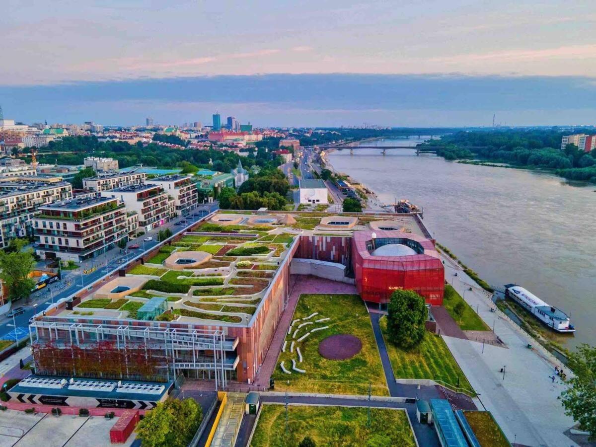 Super Apartment Yellow 2X Metro Fast Wifi 1 Gbs Netflix Panorama Miasta Warsaw Exterior photo