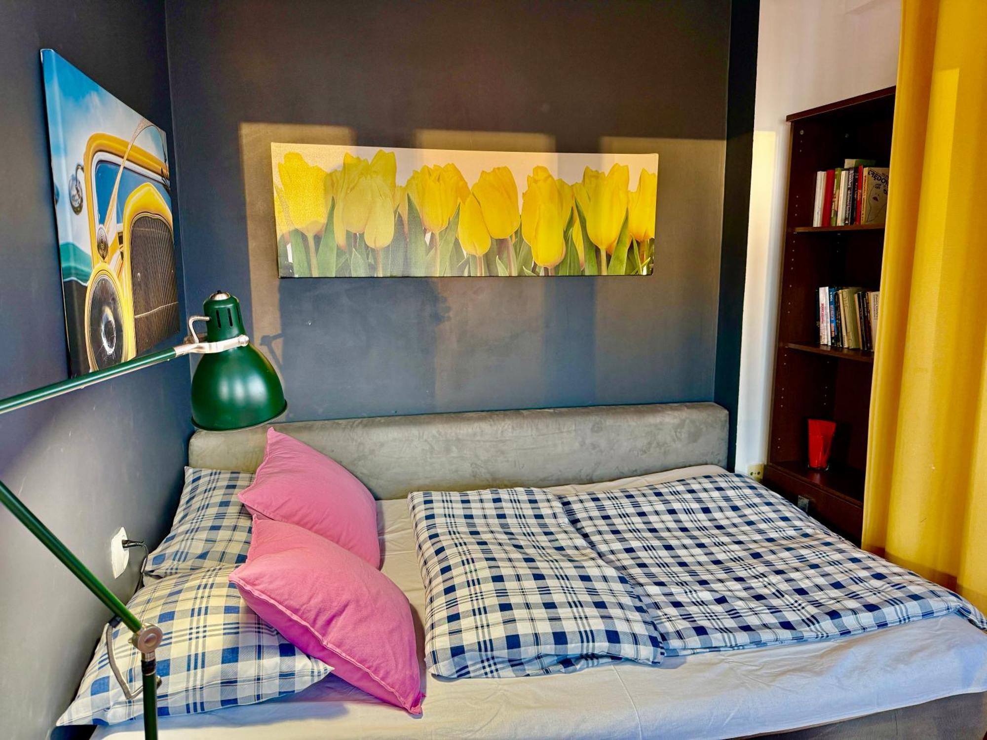 Super Apartment Yellow 2X Metro Fast Wifi 1 Gbs Netflix Panorama Miasta Warsaw Exterior photo