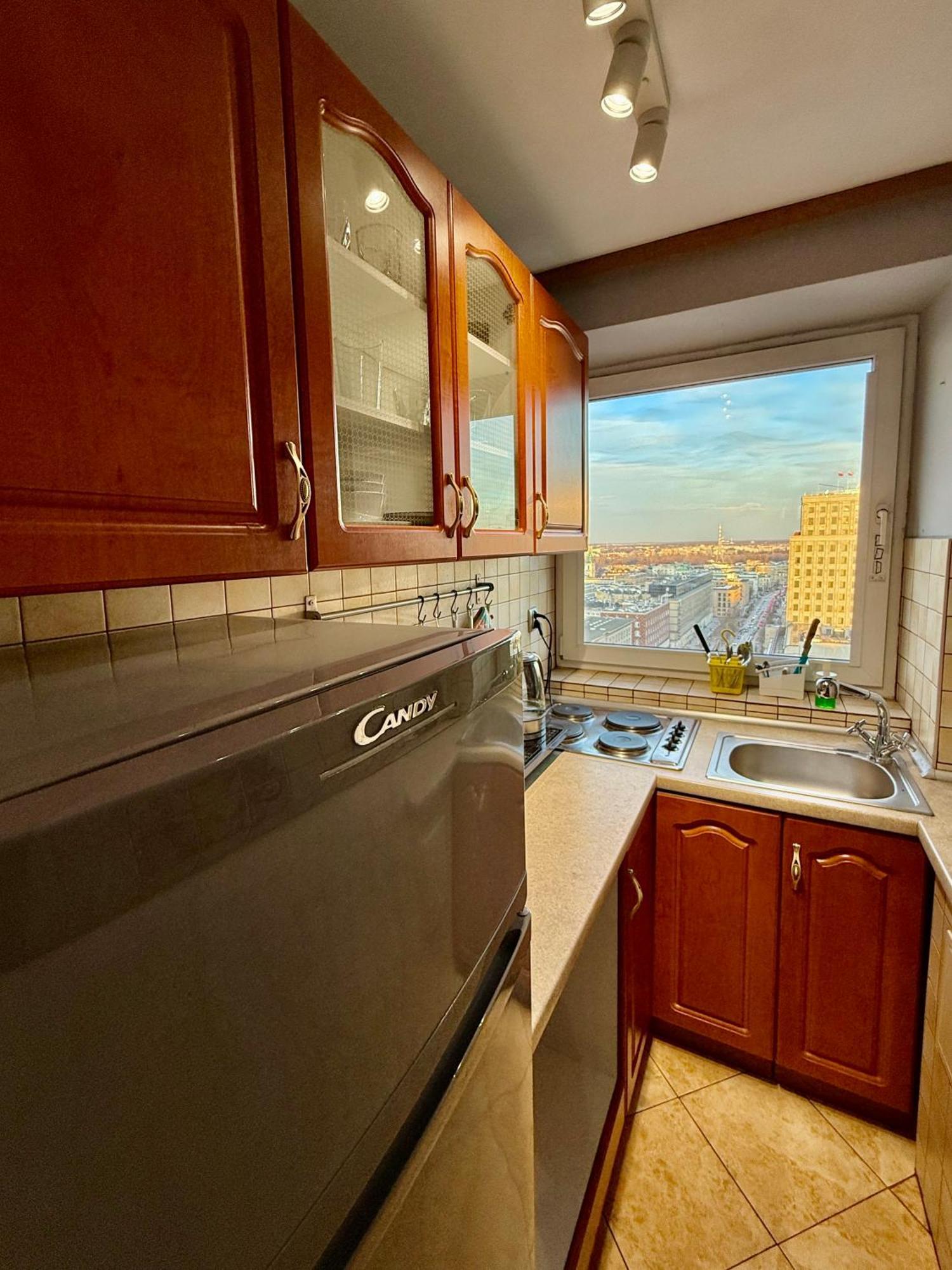 Super Apartment Yellow 2X Metro Fast Wifi 1 Gbs Netflix Panorama Miasta Warsaw Exterior photo